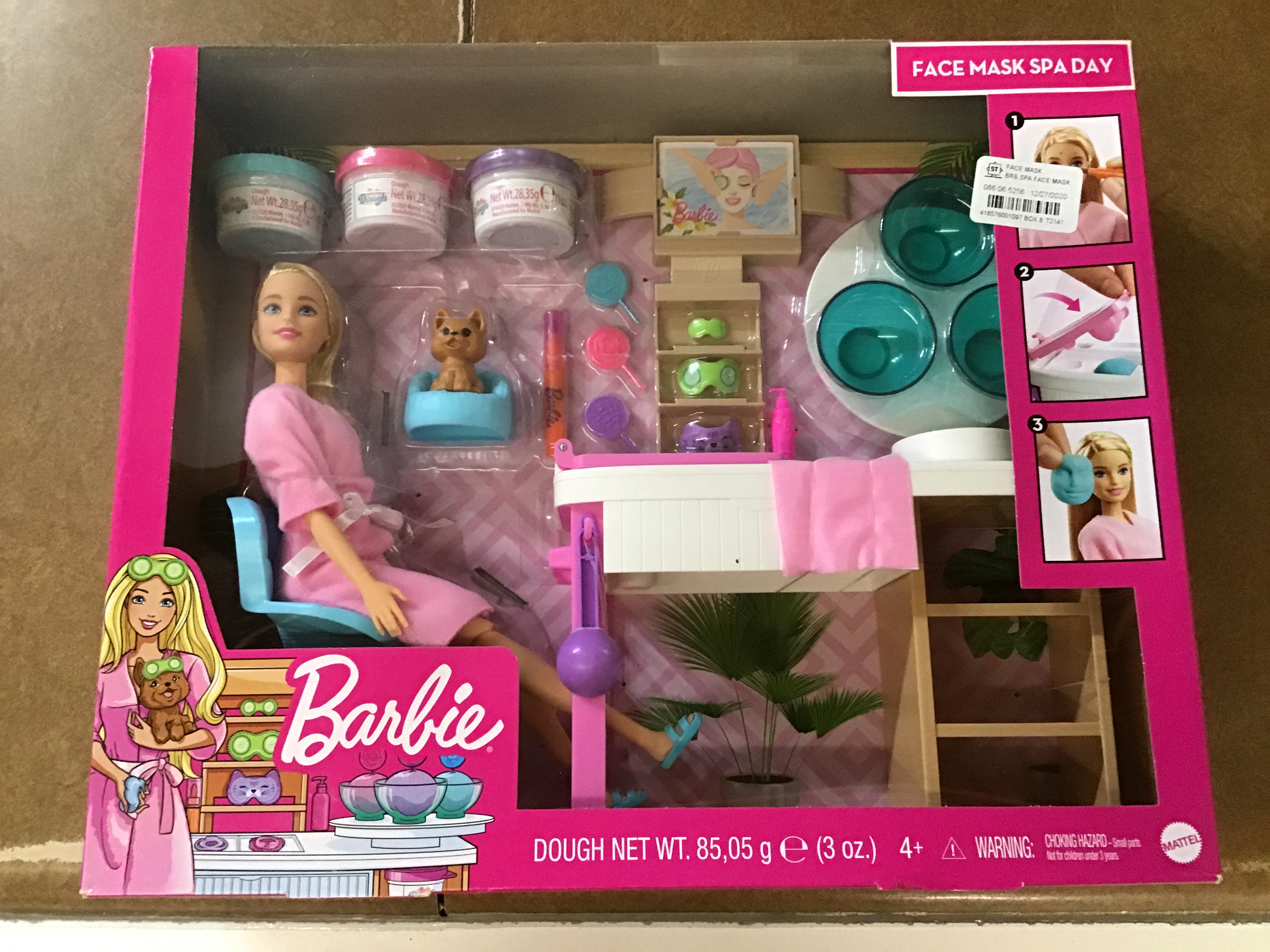 Barbie Spa Day Face Mask Playset 887961816495 | eBay
