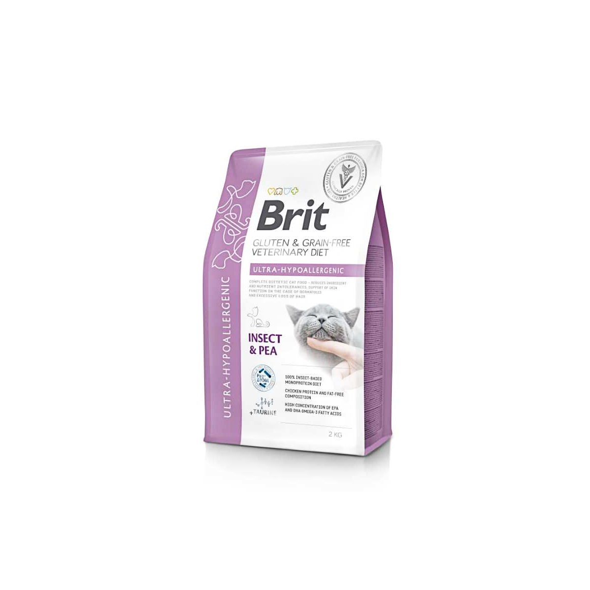Brit Veterinary Kattenvoeding Ultra-Hypoallergenic Insect 2kg