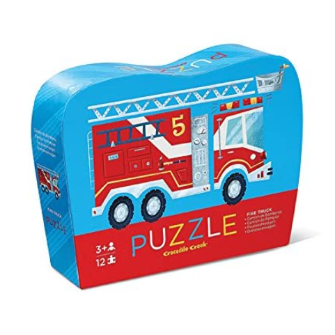 12pc Mini Puzzle Fire Truck