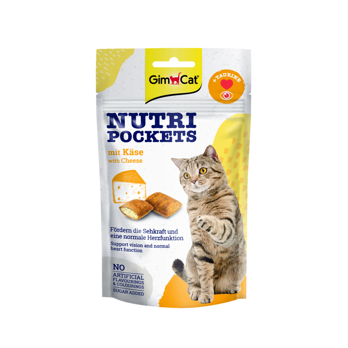 Gimcat Kattensnacks Nutri Pockets Kaas