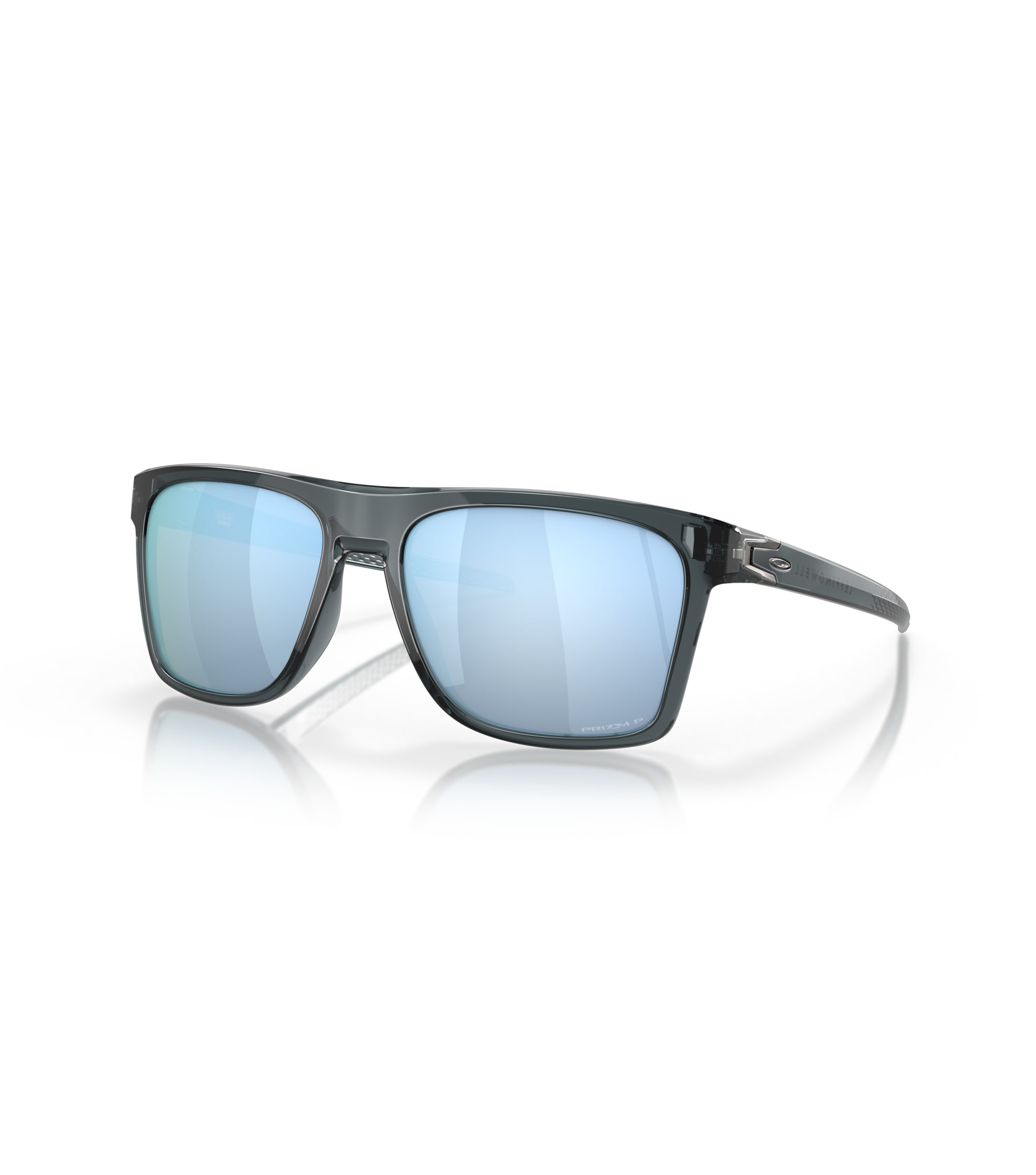 Pre-owned Oakley Leffingwell Polarized Sunglasses In Prizmdeepwater