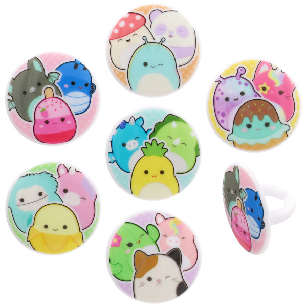 Squishmallows Squish Squad Cupcake Rings (12/pkg)