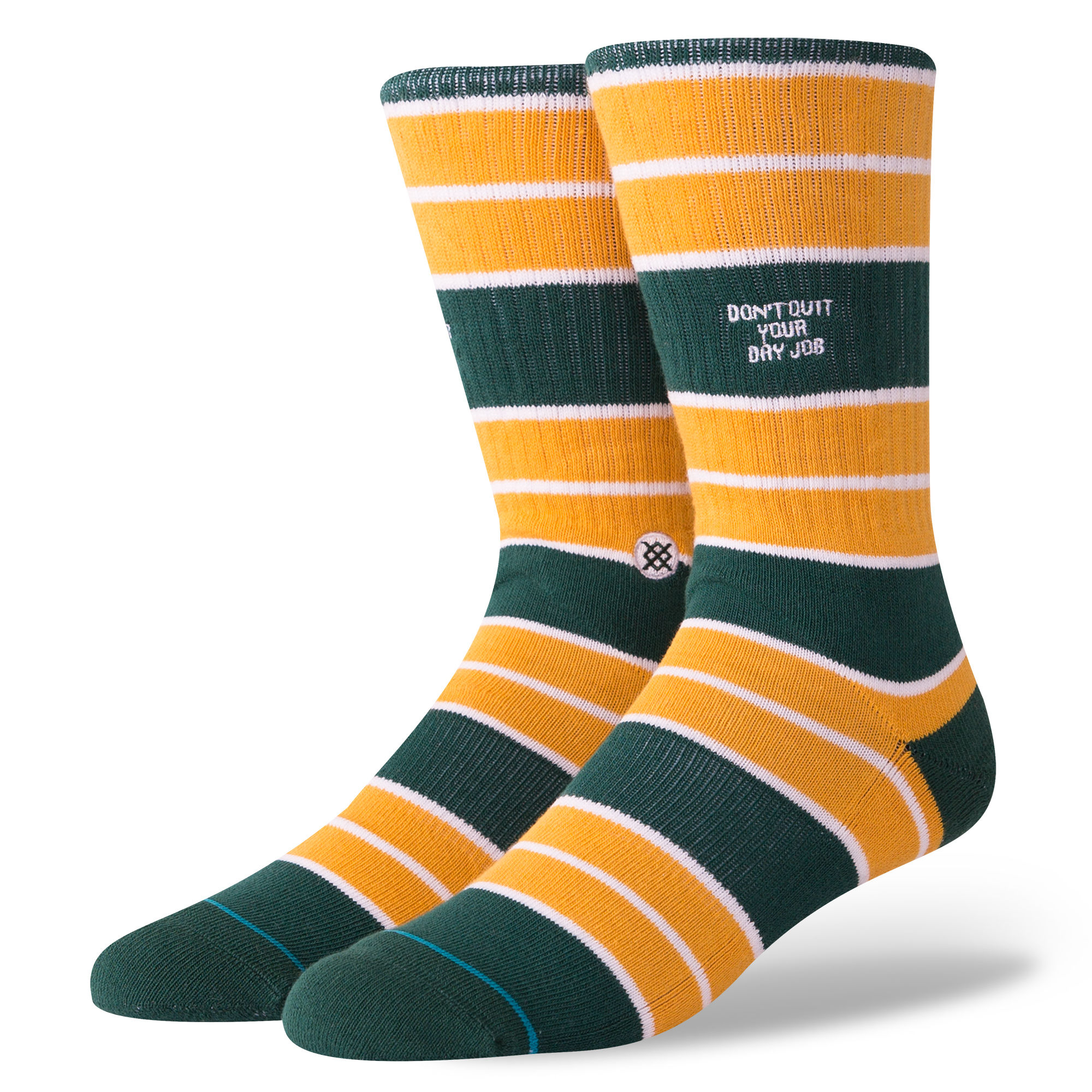 Stance Dont Quit Mens Sock Green M eBay