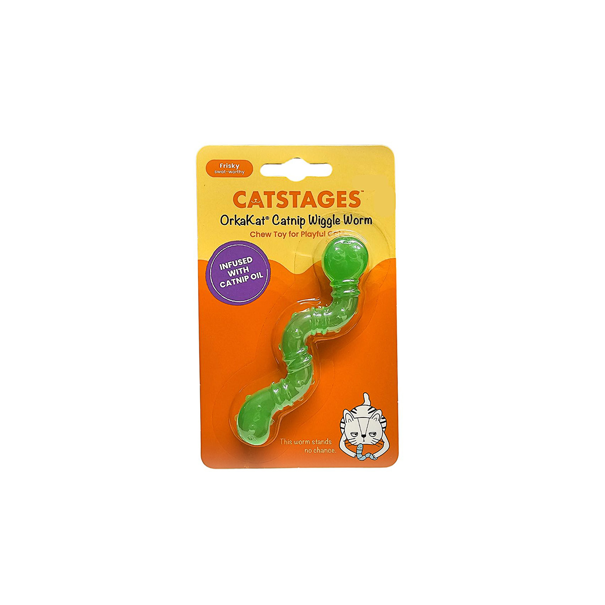 Petstages Kattenspeelgoed Orka Wiggle Worm