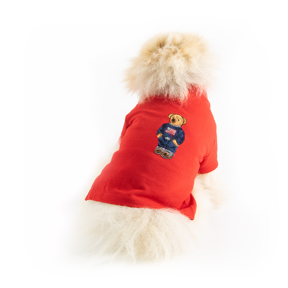 Polo Ralph Lauren Hondenshirt Bear Red