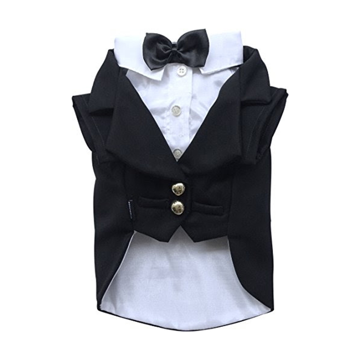DoggyDolly Hondenkleding Tuxedo Black & White XXS