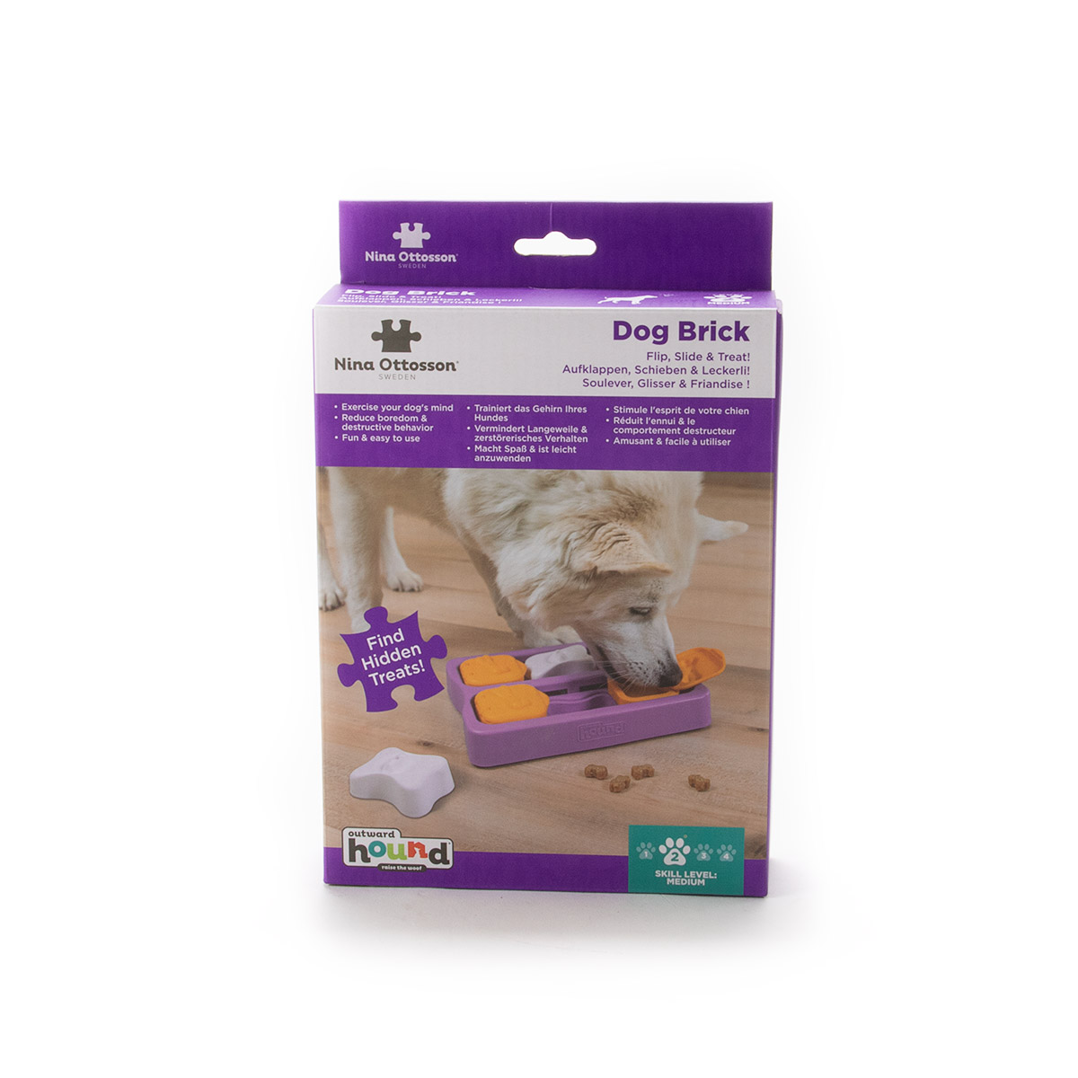 Outward Hound Nina Ottosson Intelligentiespel Dog Brick Small