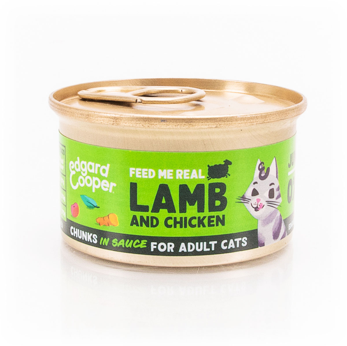Edgard & Cooper Blikvoeding Kat Lamb & Chicken Chunks