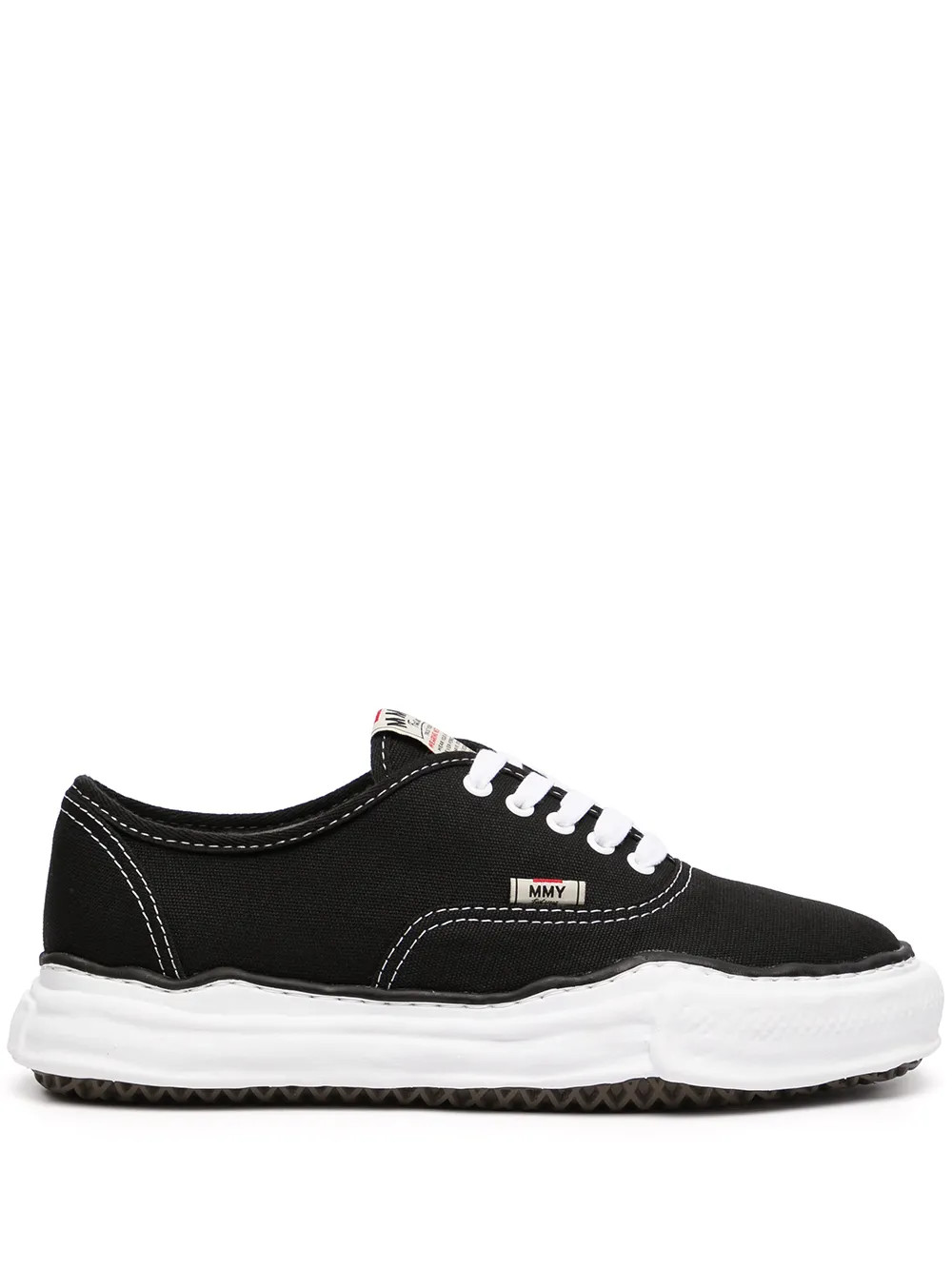 Maison Mihara Yasuhiro Low 'Baker Canvas' Black