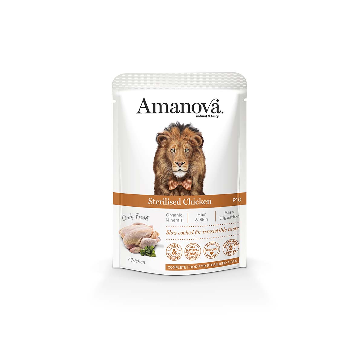 Amanova Pouch Kat Chicken Sterilised