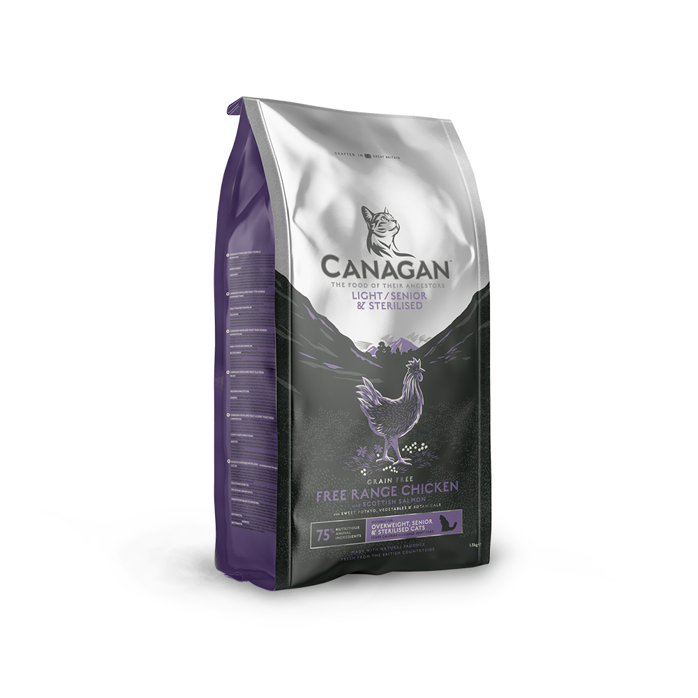 Canagan Kattenvoeding Light/Senior 4kg
