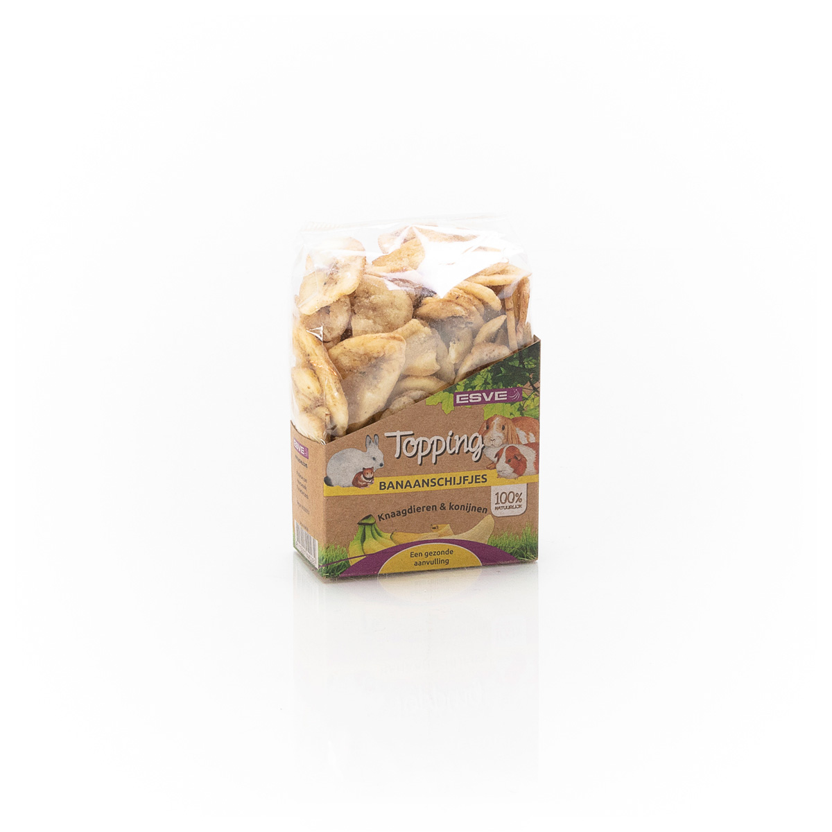 Esve Knaagdiersnack Topping Banaanschijfjes