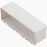 White Vinyl 7/8" x 3" External Picket Cap