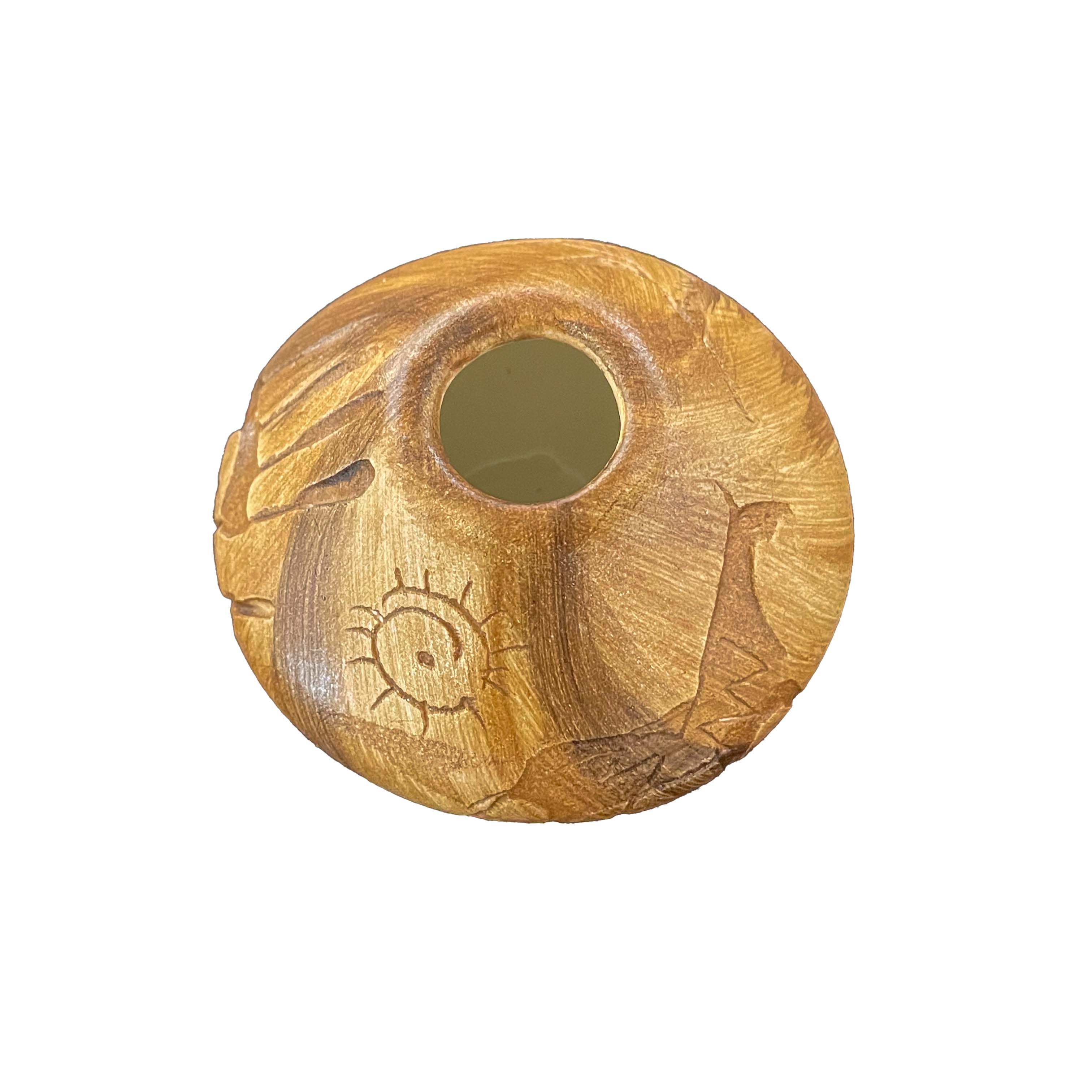 "MINI SEED POT" Petroglyph Pottery
