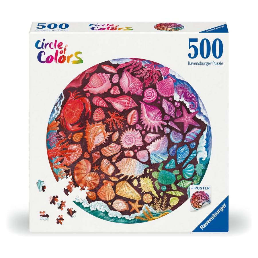 Seashells 500pc Round