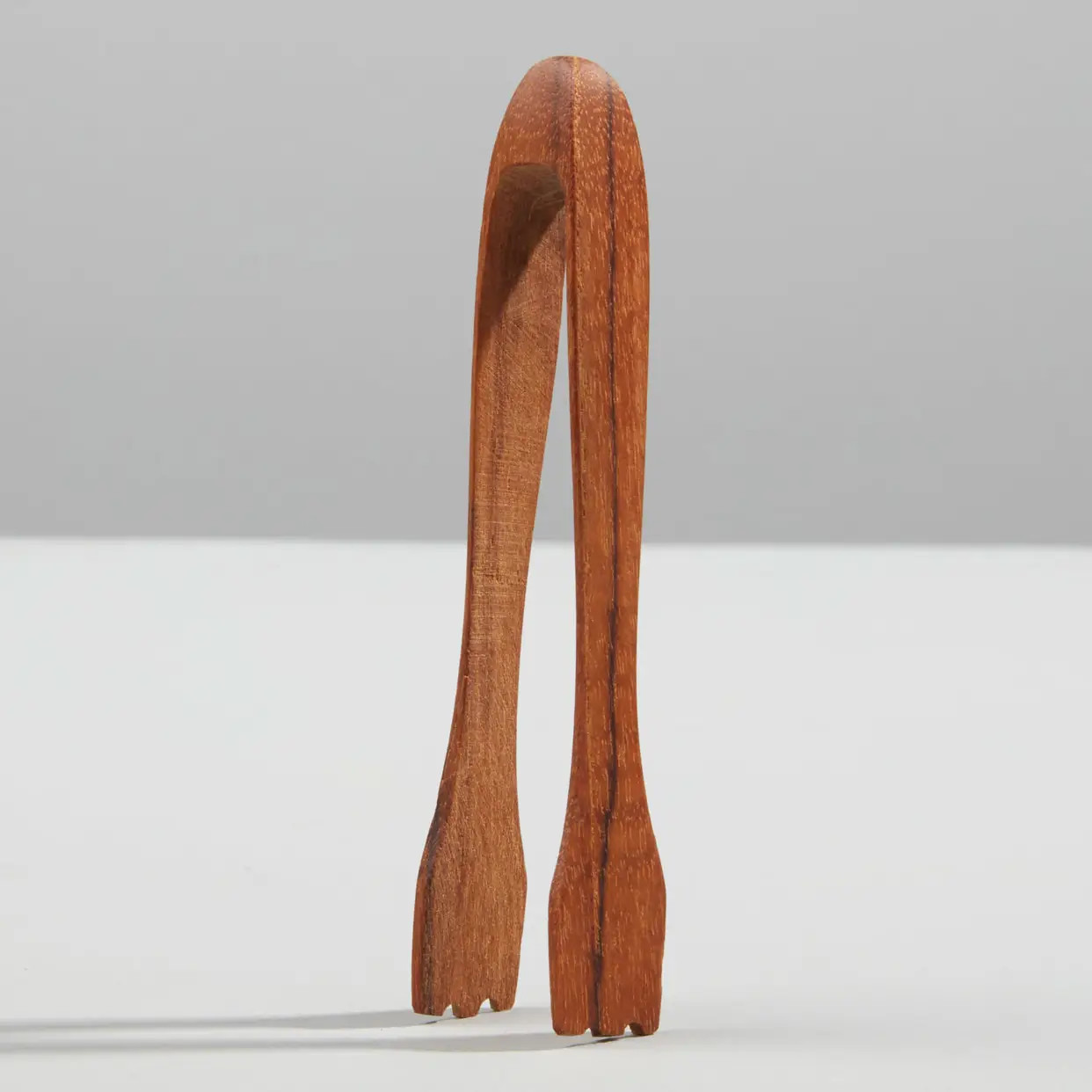 Teak Mini Tongs