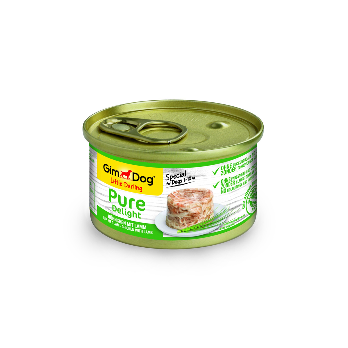 Gimdog Pure Delight Blikvoeding Hond Kip & Lam