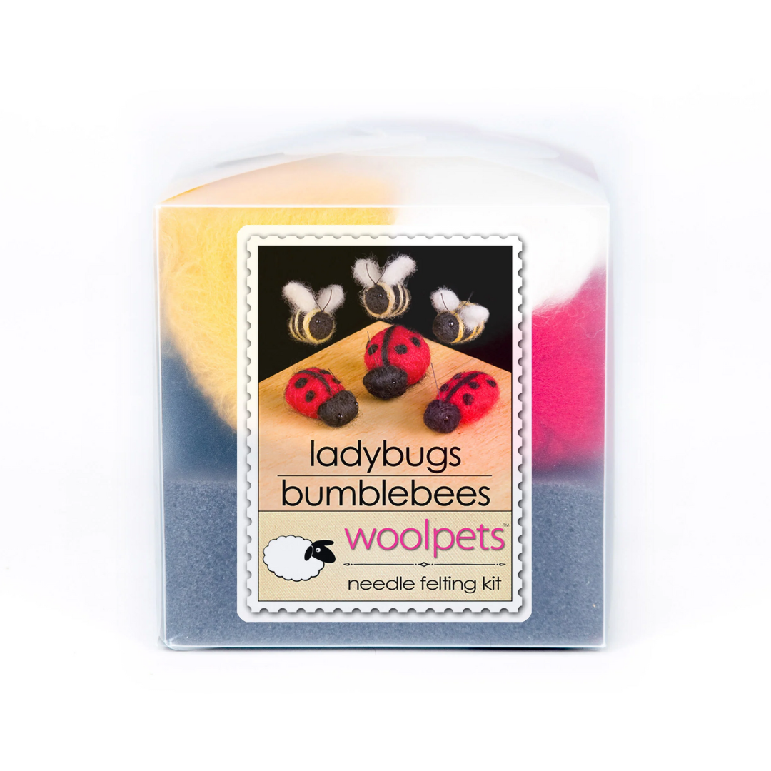 Ladybugs & Bees - Felting Starter Kit