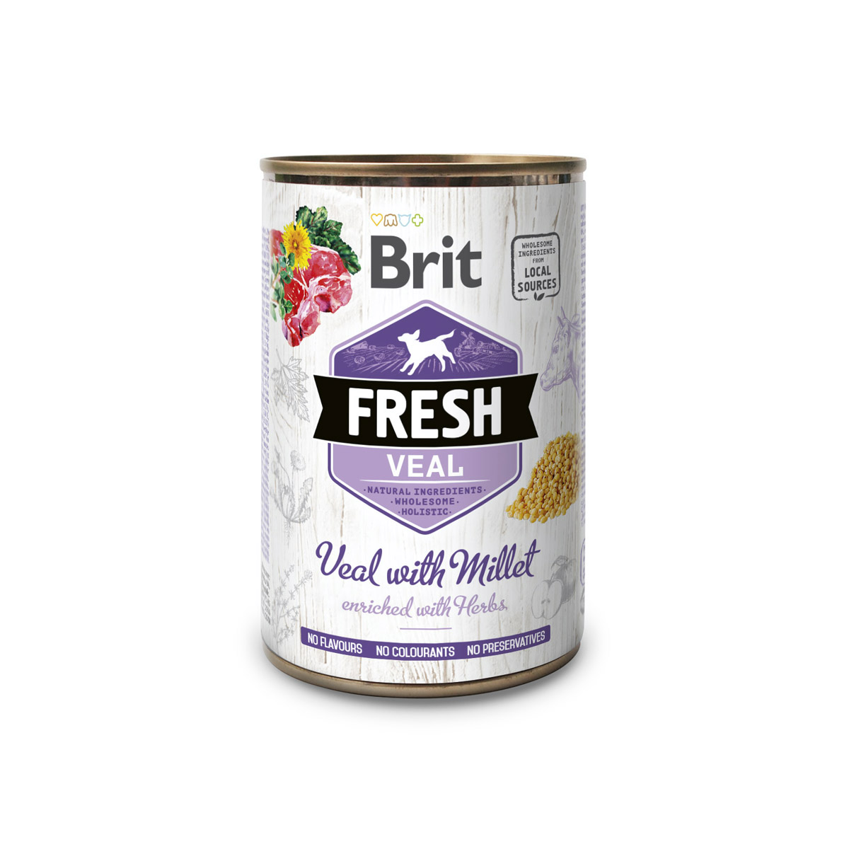 Brit Fresh Blikvoeding Hond Veal