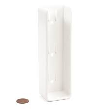 1 1/2" x 5 1/2" Wall Mount White