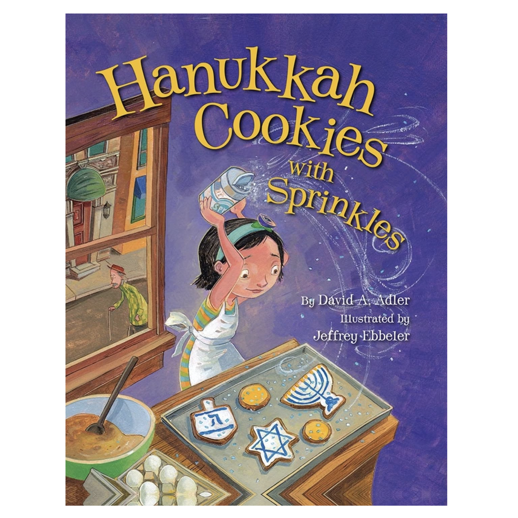 Hanukkah Cookies with Sprinkles