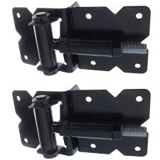 Vinyl Fence Hinge Self-Close Black