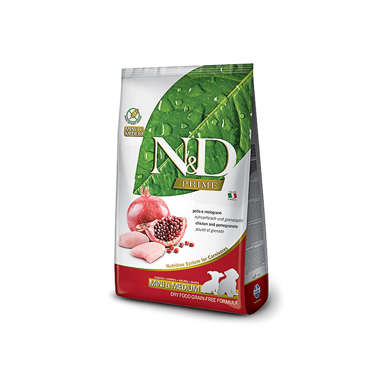 Farmina N&D Prime Hondenvoeding Kip & Granaatappel Mini Puppy 800g