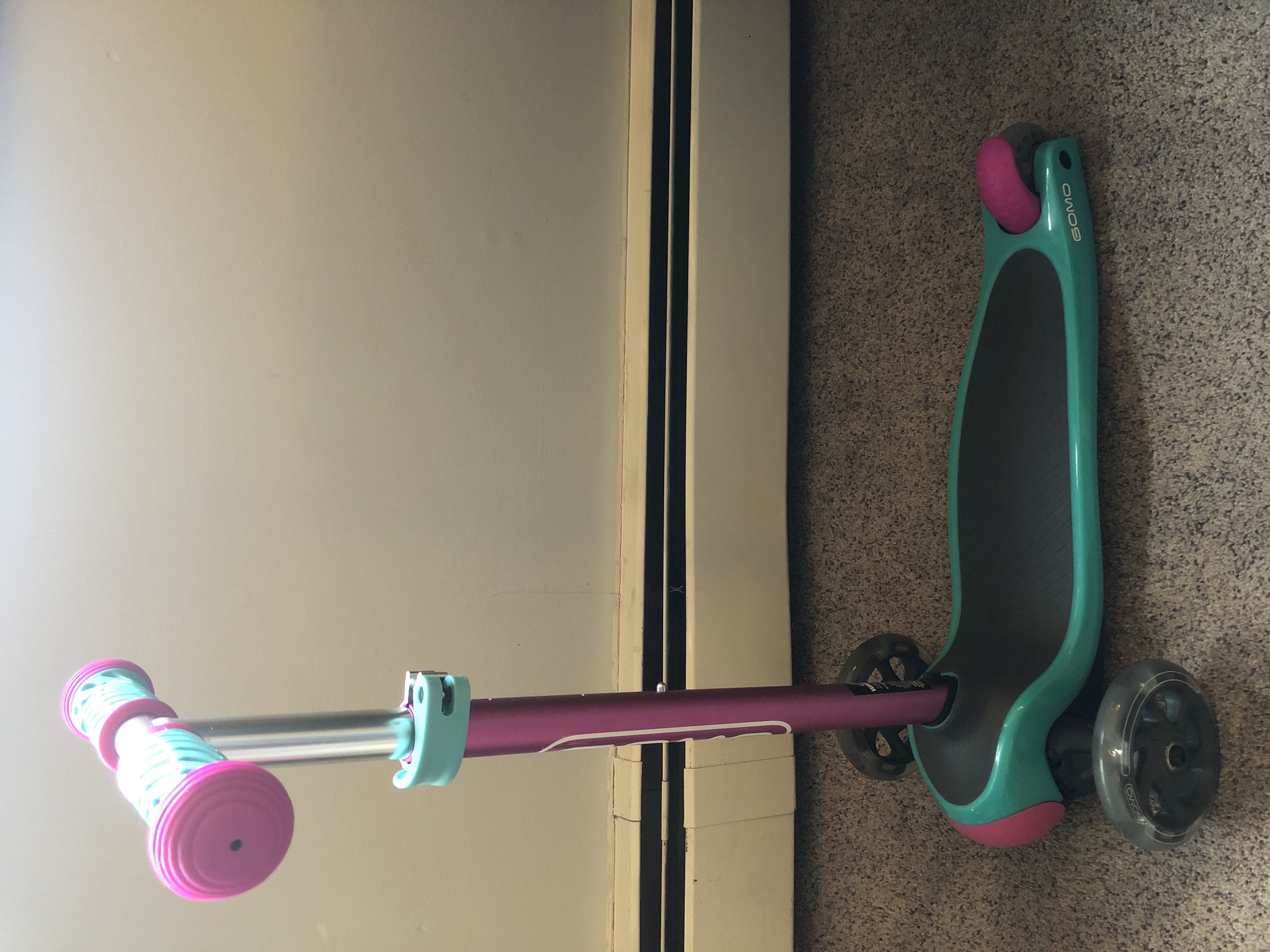 GOMO 3 Wheel Kids' Kick Scooter Pink and Teal 857804008776 eBay