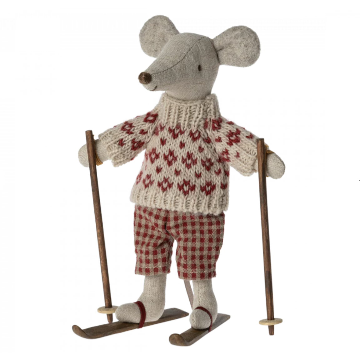 Winter mouse with Ski set MUM