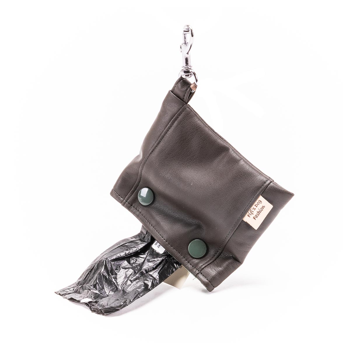 Fifi's Dog Fashion Poepzakhouder Green Leather