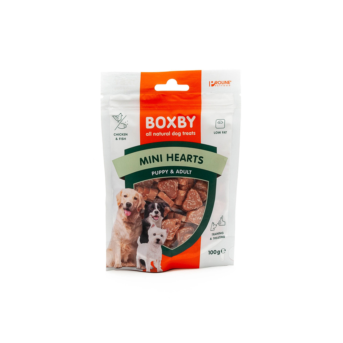 Proline Boxby Hondensnacks Mini Hearts