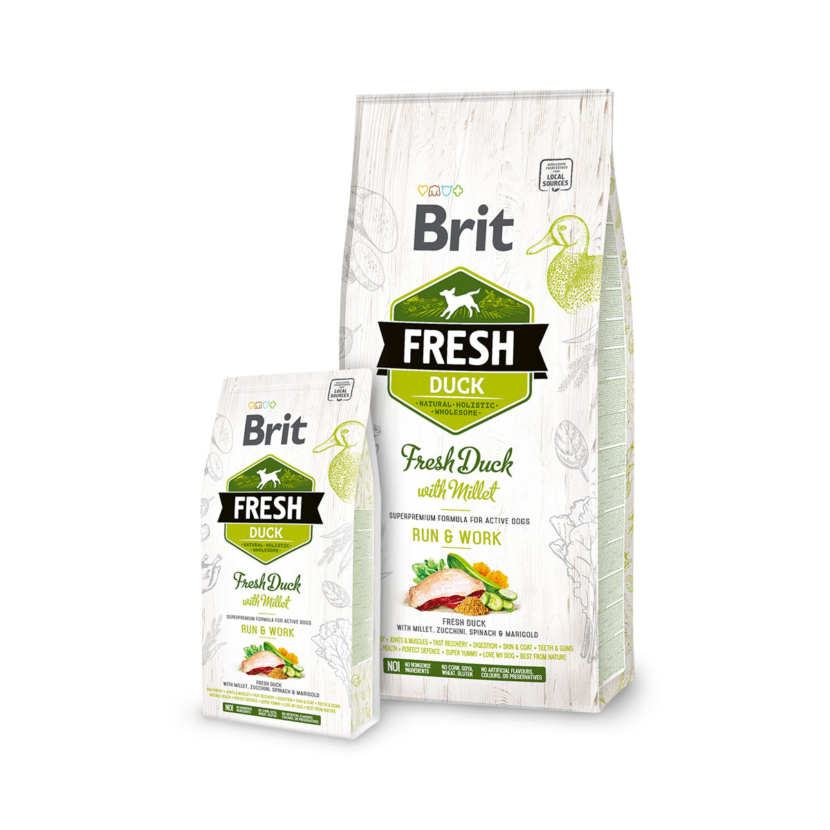 Brit Fresh Hondenvoeding Duck