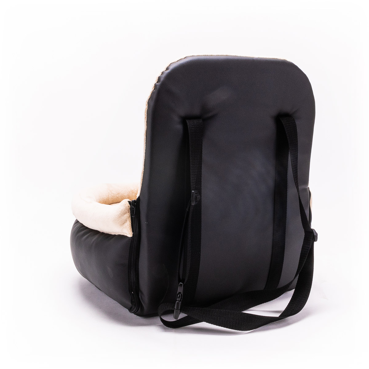 Angel & Gladys Autostoel Cosy Car Zwart Comfort Caramel