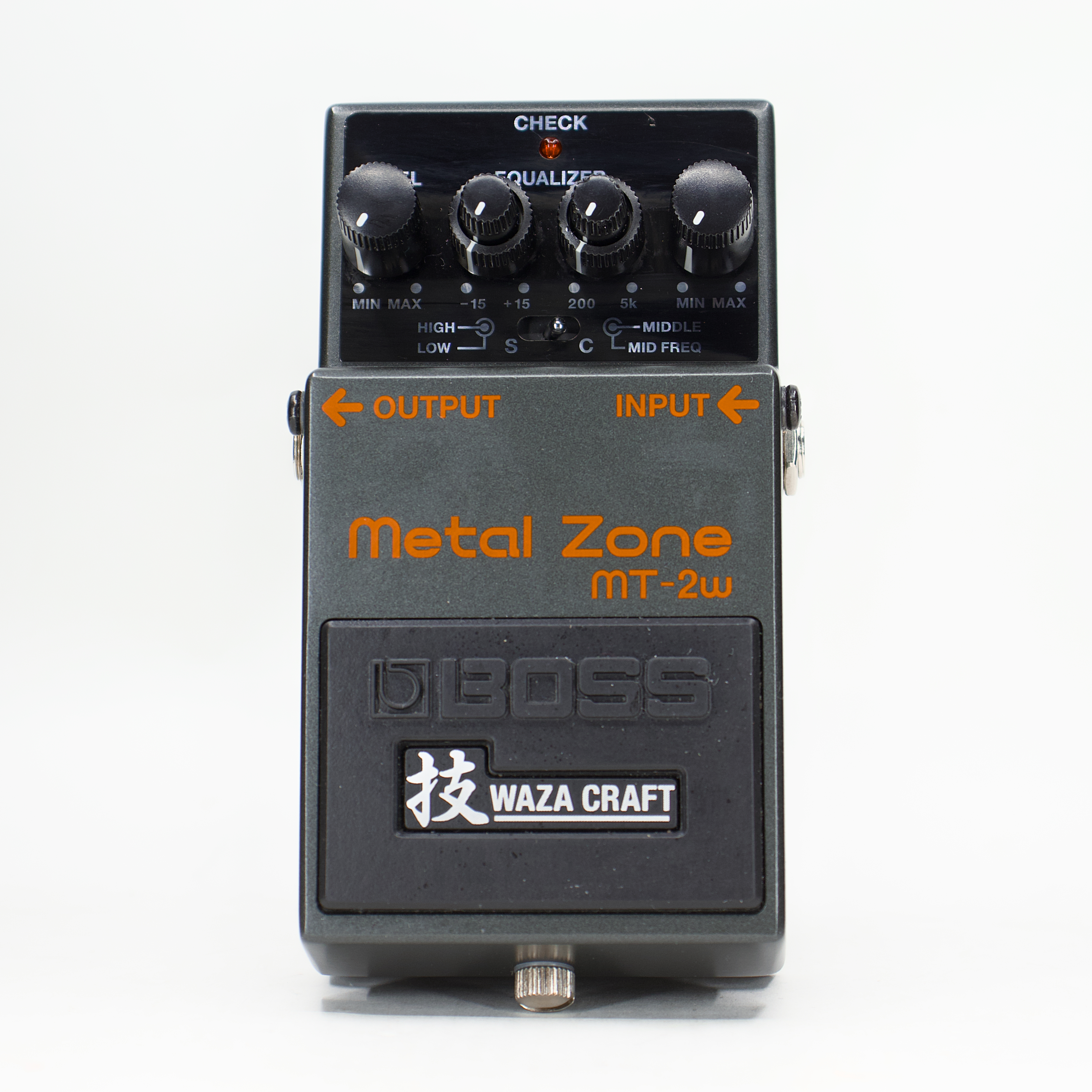 Used Boss MT-2W Waza Craft Metal Zone Distortion Pedal