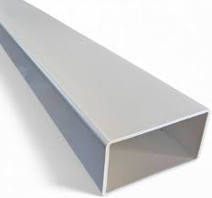 2" x 3 1/2" x 96" Hollow Rail White