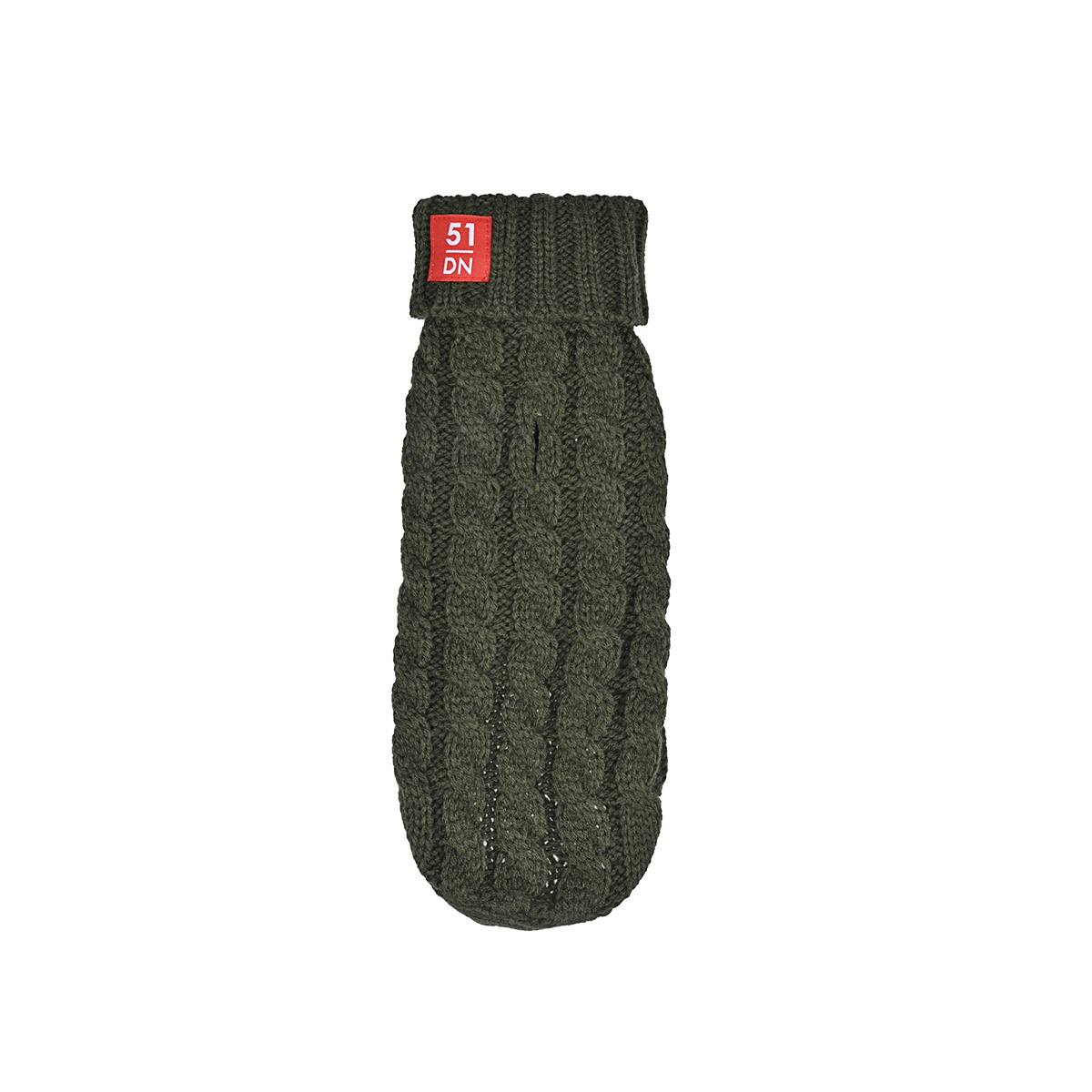 51DN Hondentrui Cosy Cable Dark Green