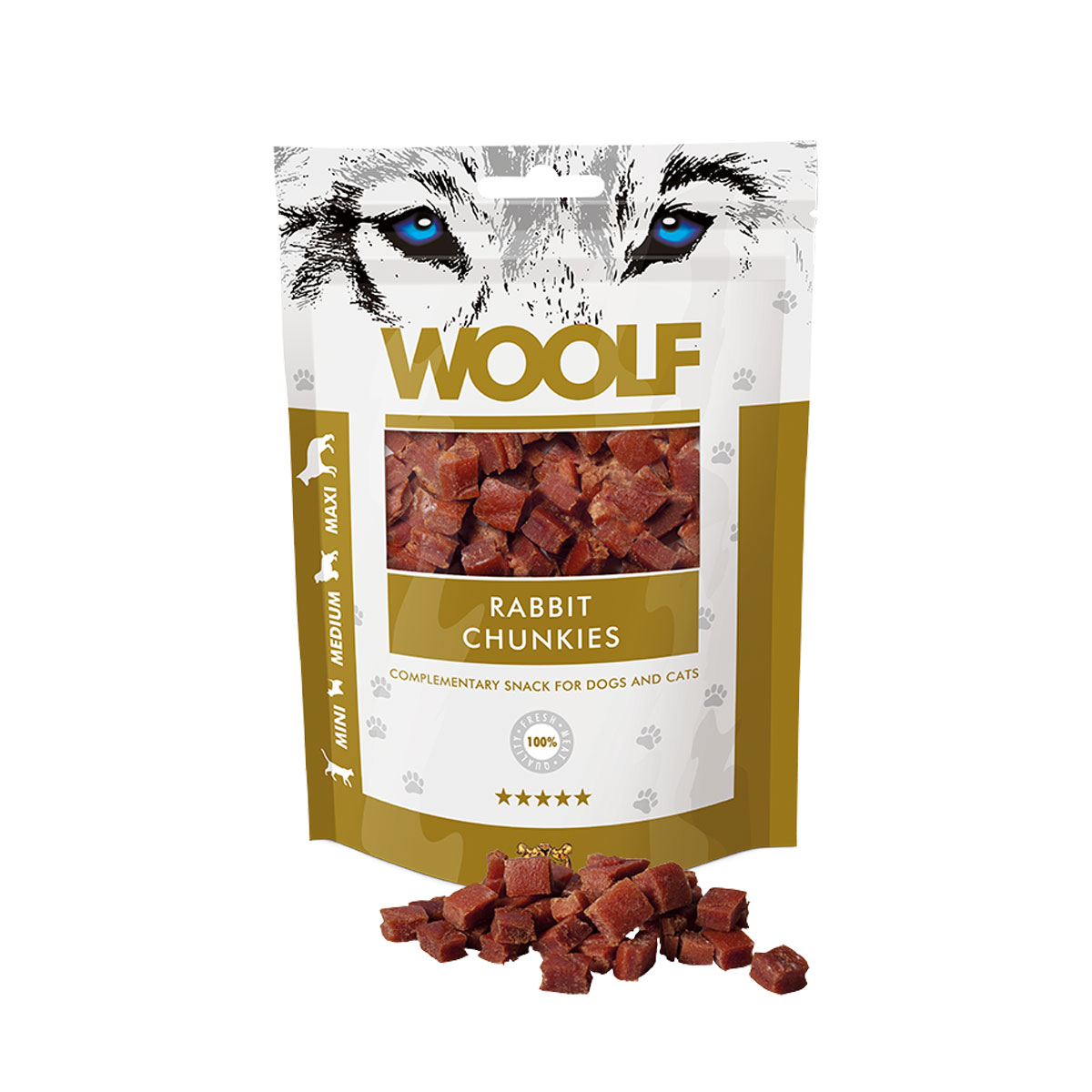 Woolf Hondensnacks Rabbit Chunkies