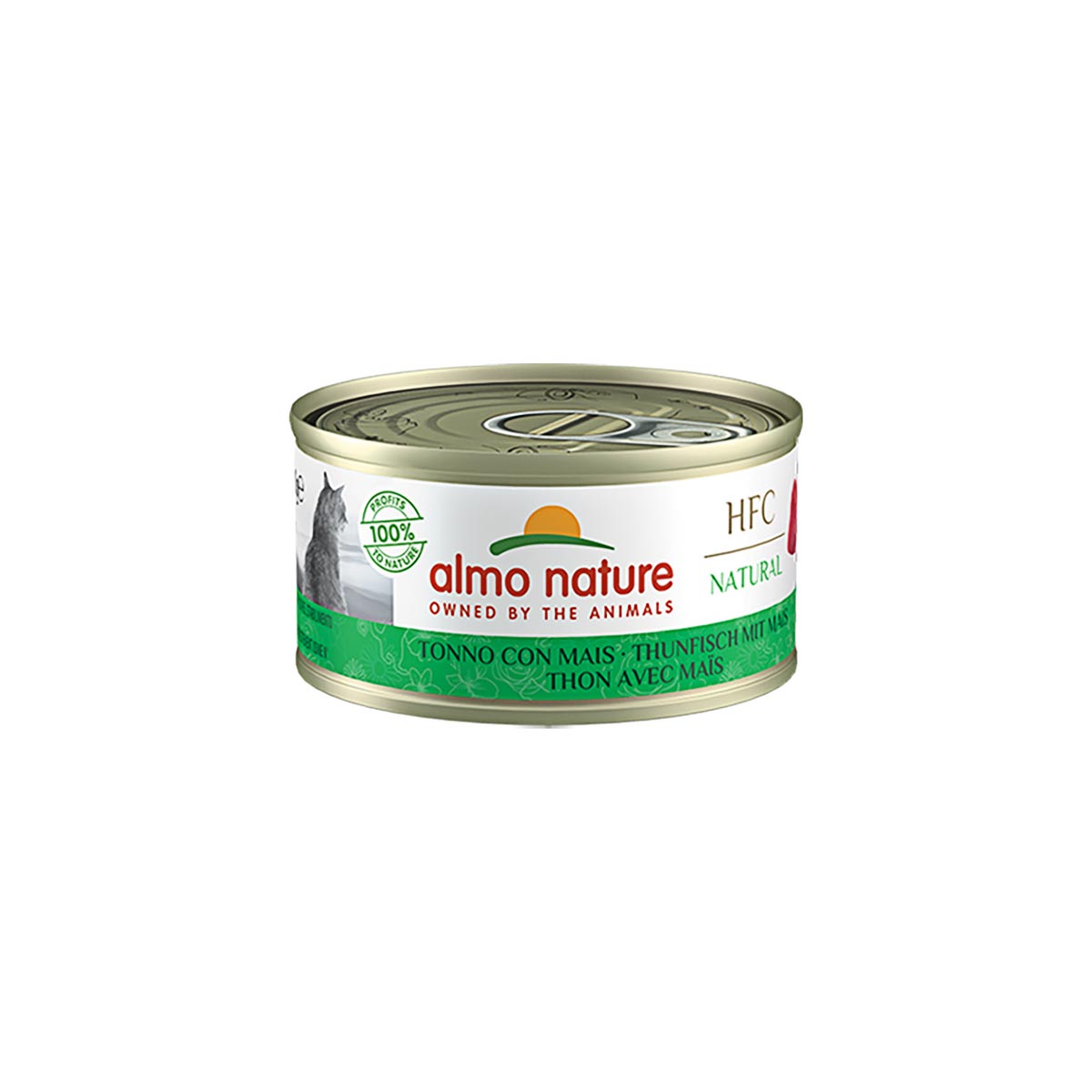 Almo Nature Blikvoeding Kat Tonijn & Mais