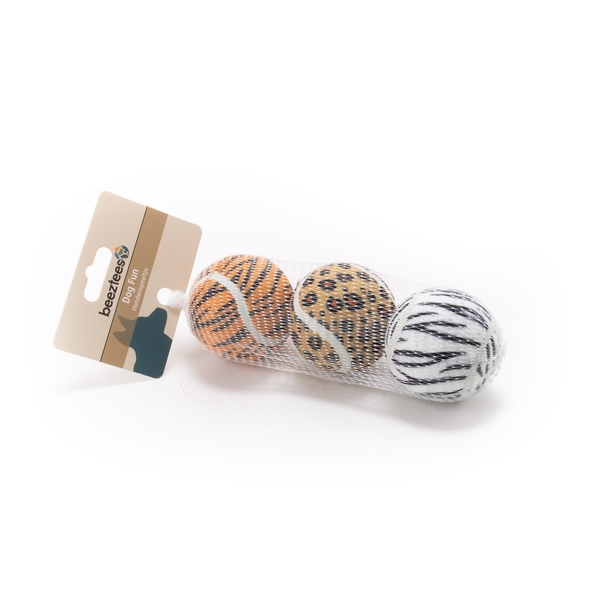 Beeztees Hondenspeelgoed Tennisbal Jungle 3-Pack