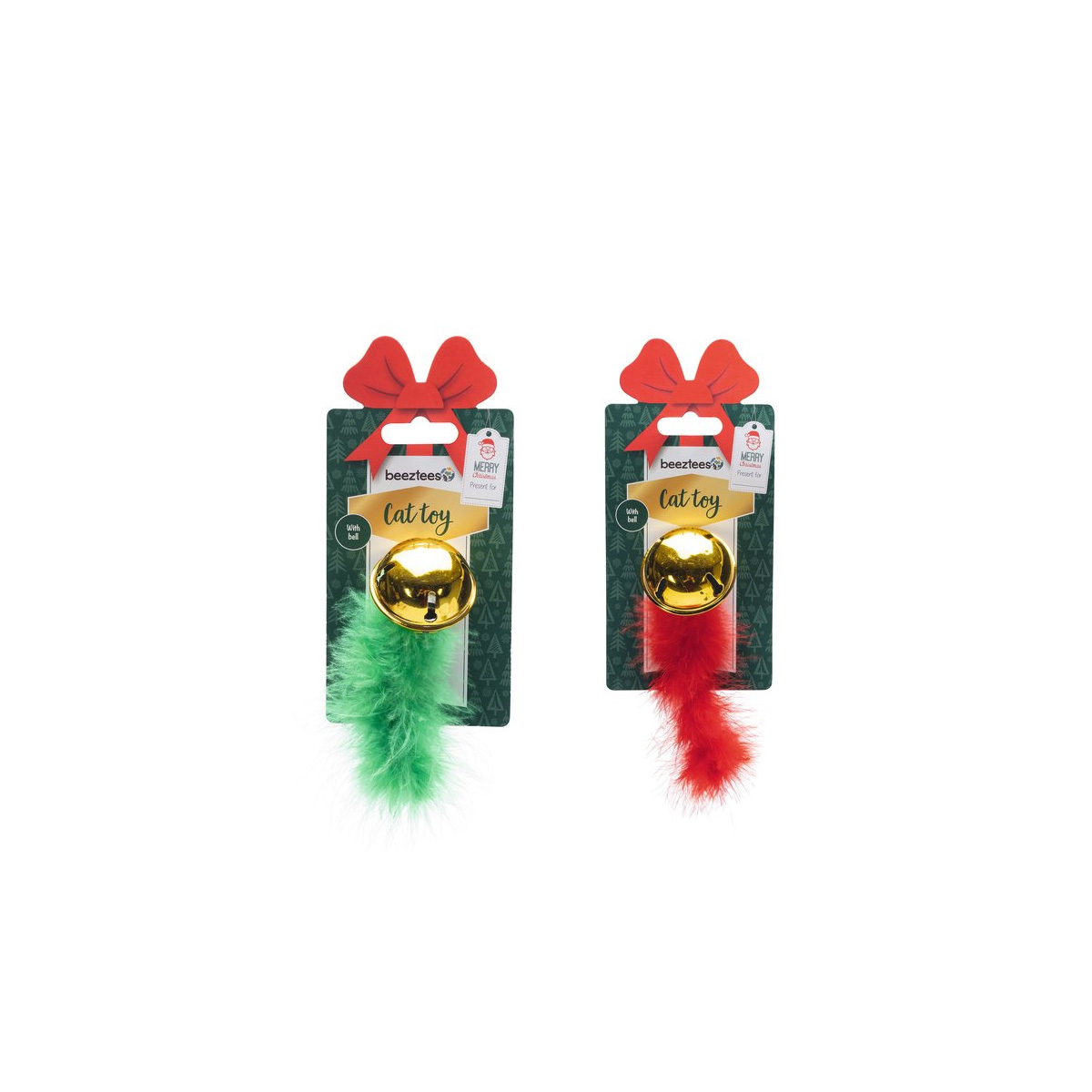 Beeztees Kattenspeelgoed Kerstbel