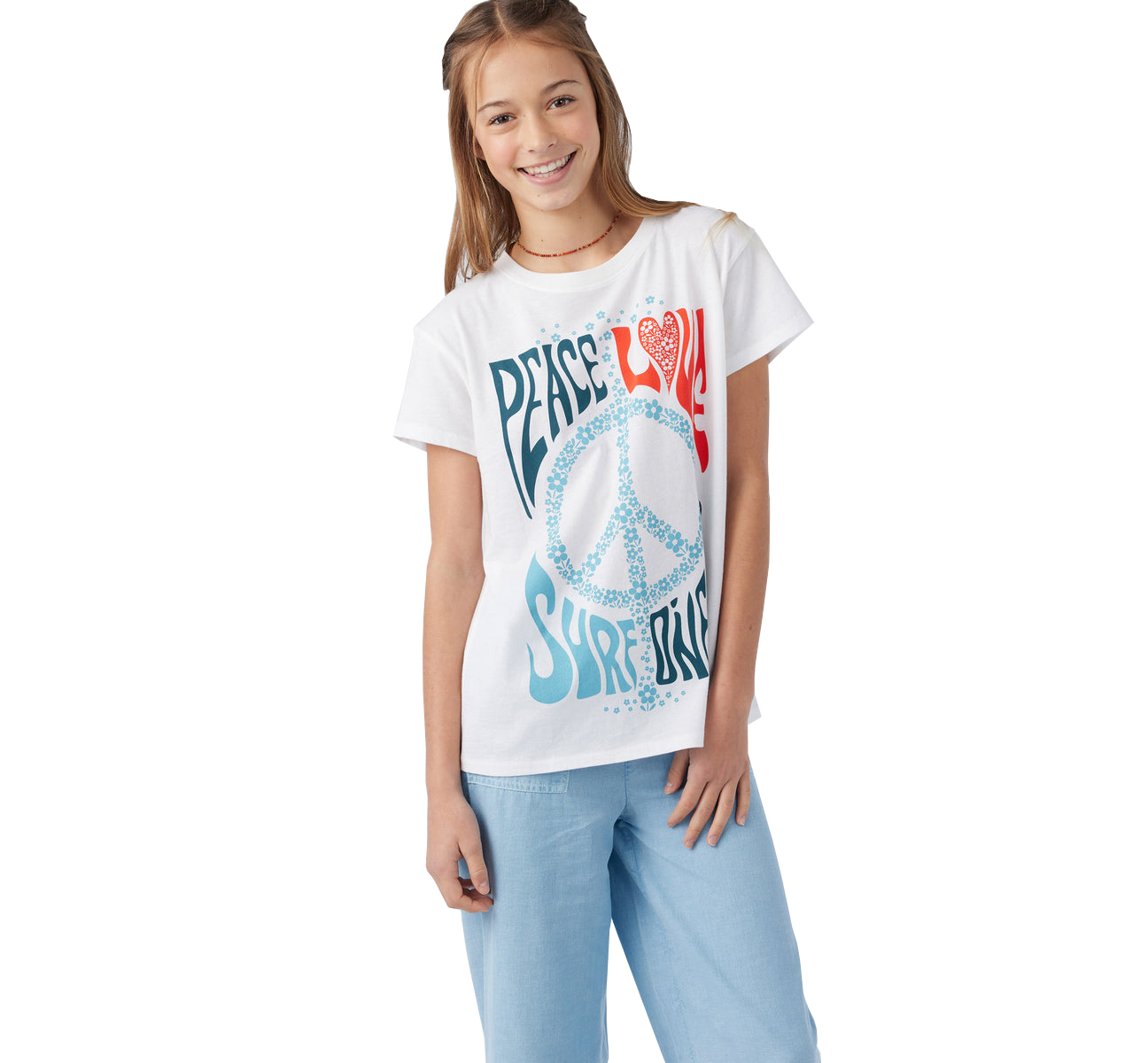 【X-girl】PEACE PIZZA S/S TEE / LT BLUE PEACE PIZZA S/S TEE – calif（カリフ）公式サイト