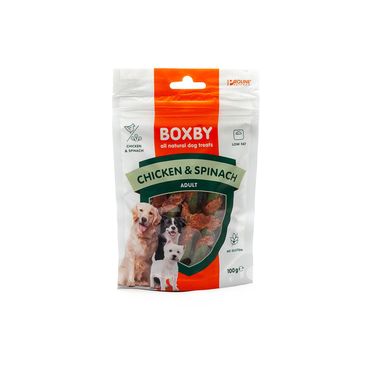 Proline Boxby Hondensnacks Chicken & Spinach Sticks