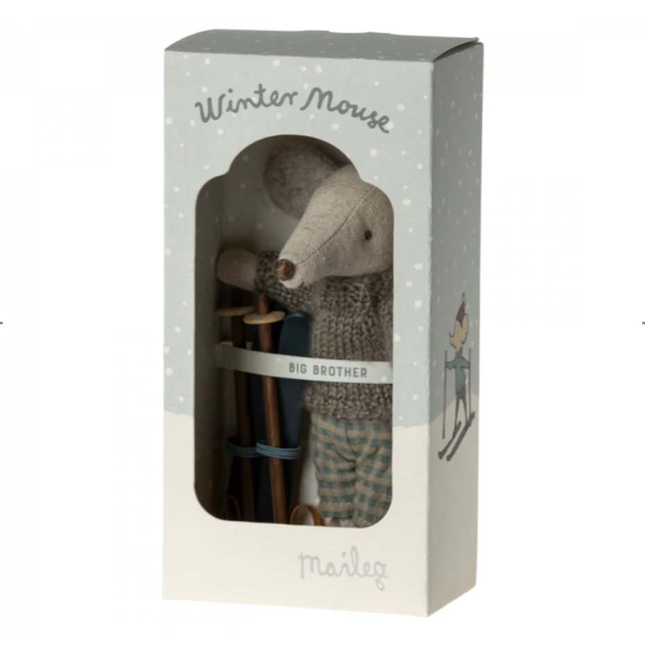 Winter mouse with Ski set BIG BROTHER