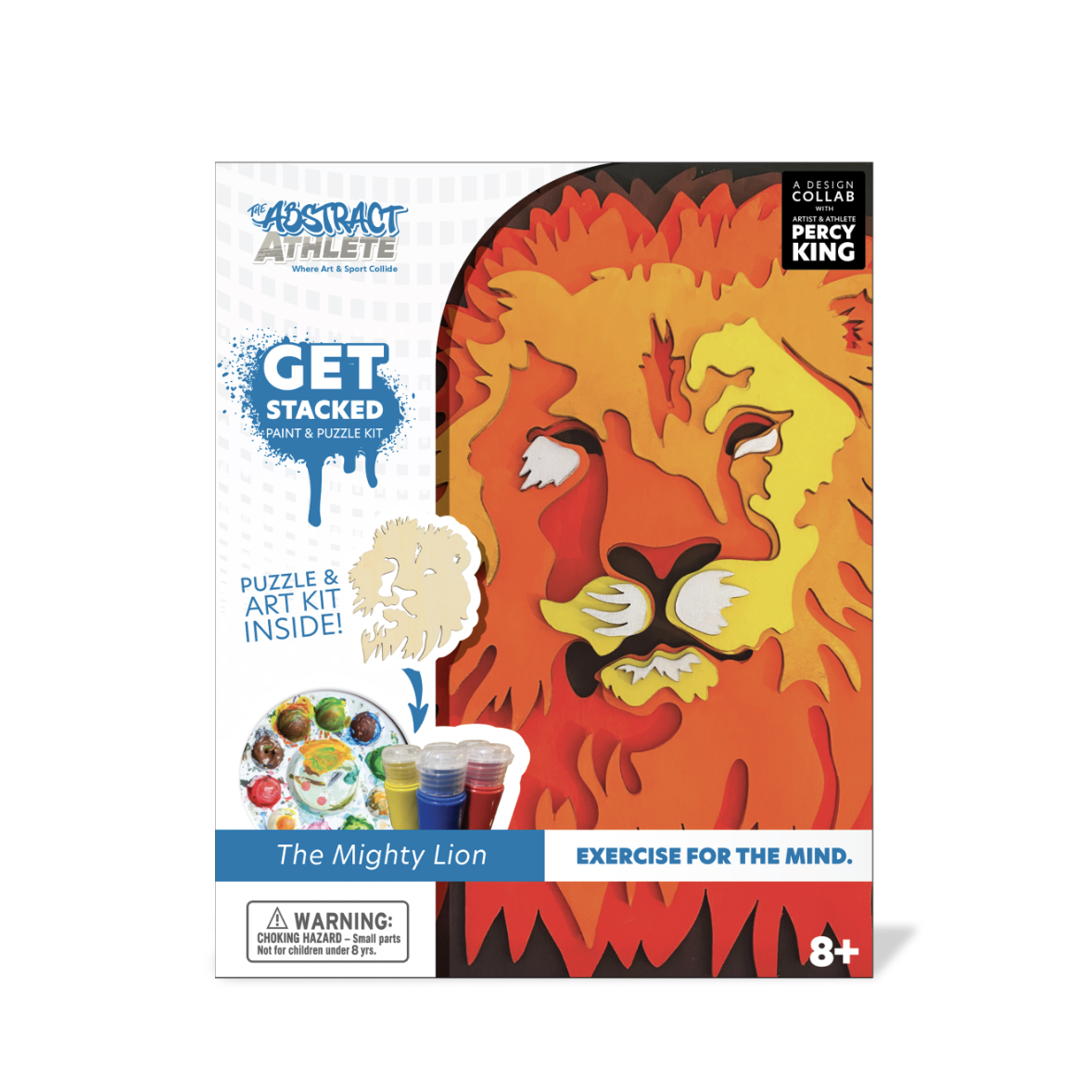 Paint and Stack Puzzlers - Lion