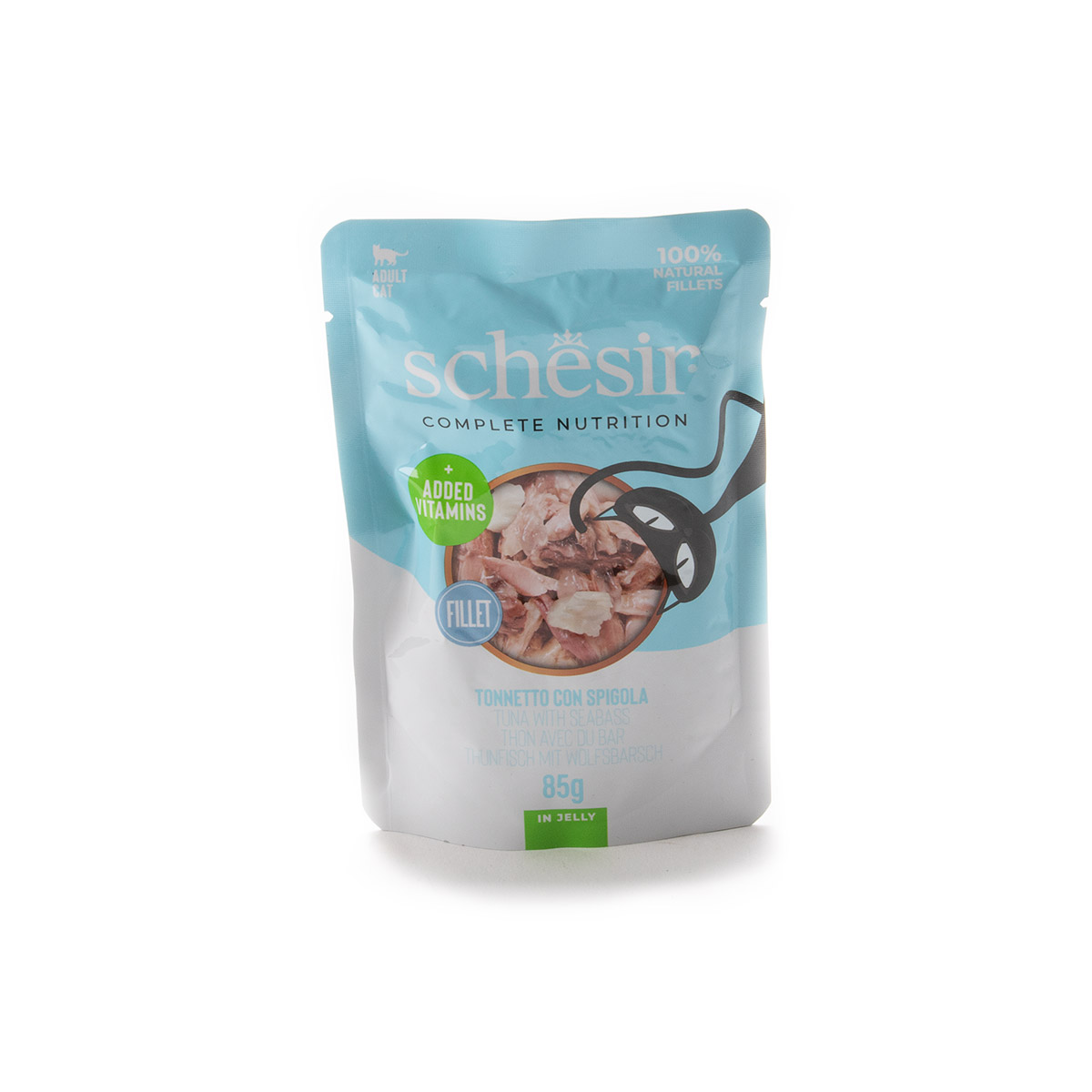 Schesir Pouch Kat Tuna & Seabass