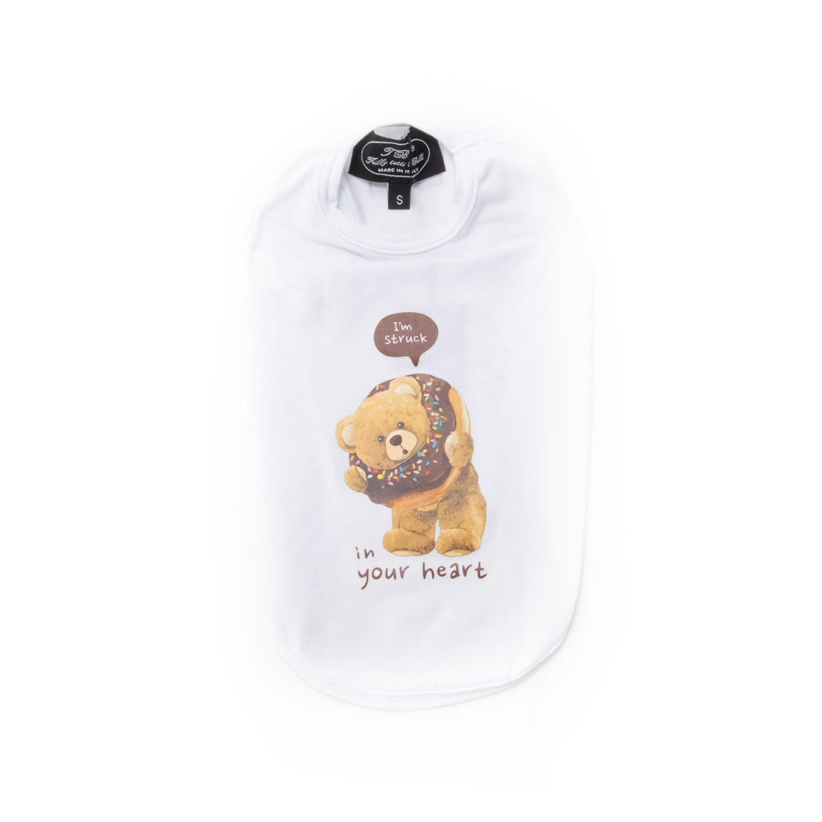 Trilly Tutti Brilli Hondenshirt Ciambella Blanco