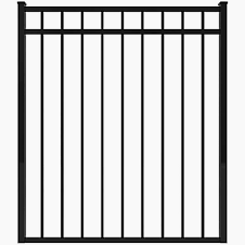 54" x 48" 3 Rail Gate Black