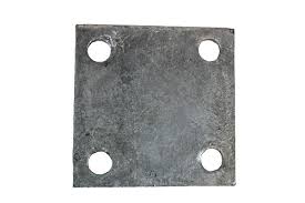 Galv. Plate 8" x 8" x 3/8"