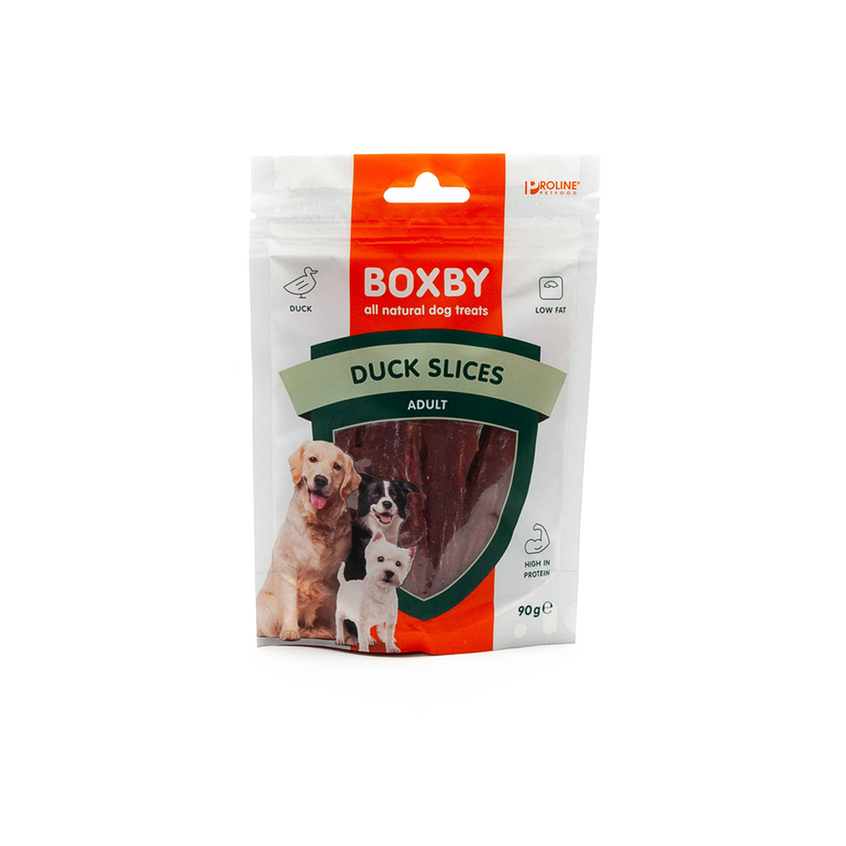 Proline Boxby Hondensnacks Duck Slices