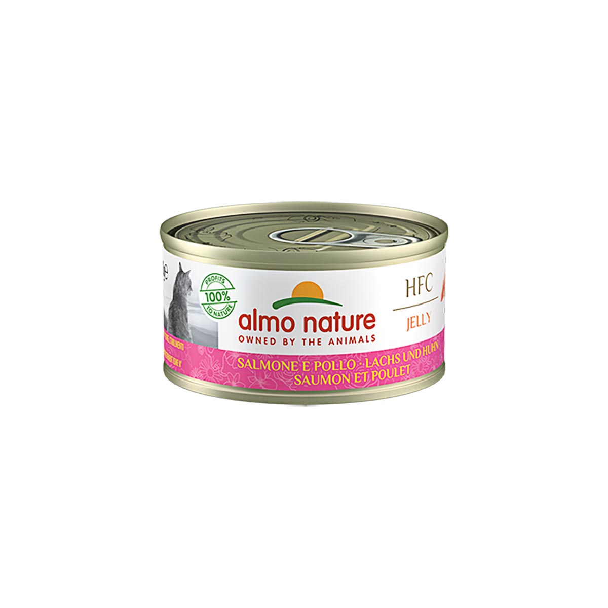 Almo Nature Blikvoeding Kat Zalm & Kip